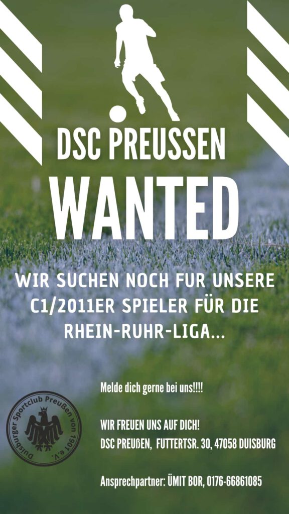 Beitragsbild Spieler C1/2011 gesucht