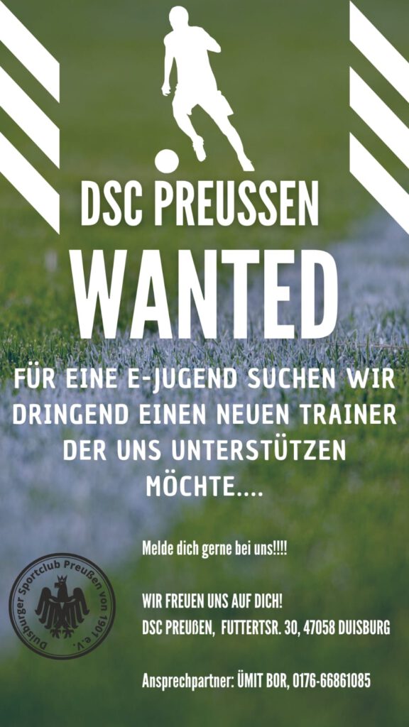 Trainer E-Jugend gesucht